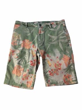 MASON’S Italy Floral Bermuda Shorts | Luxury Italian Cotton Twill | Resort Wear